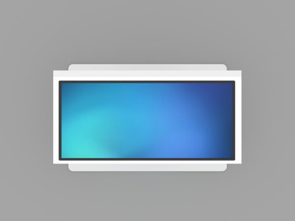 MOD-1740 Touchscreen Kiosk -- Plan View